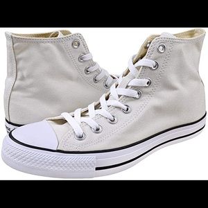 Light Gray High Top Converse